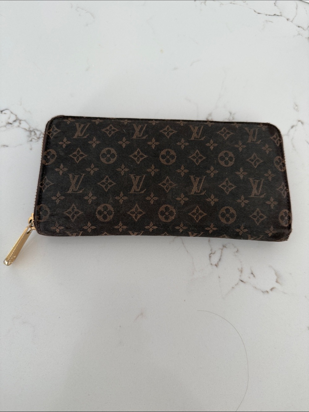 Louis Vuitton Monogram Mini Lin Zippy Wallet